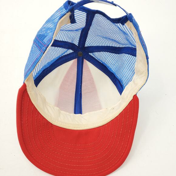 1984 Super Bowl XVIII Trucker Cap Vintage 1980s Snapback Hat Mesh Back NFL OS - Picture 5 of 8